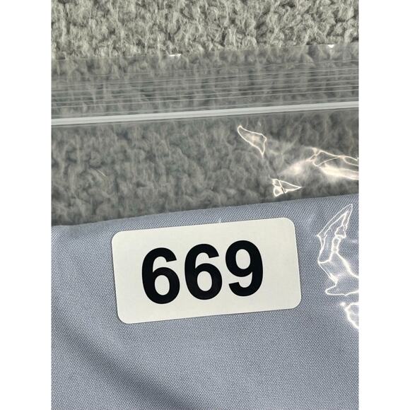 Alfani Shirt Mens 34 - 35 XL Button Down 17 inch Gray Solid Pinpoint Non Iron - Picture 11 of 11